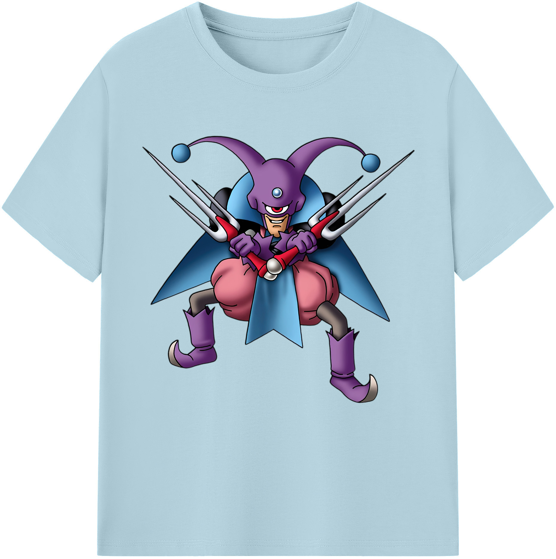 （画像用） ドラゴンクエスト Doragon Kuesuto Dragon Quest 綿100％半袖Tシャツ（フロントプリント）